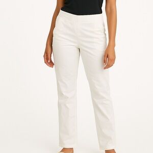 Eddie Bauer White Straight Hiking Leg Pants